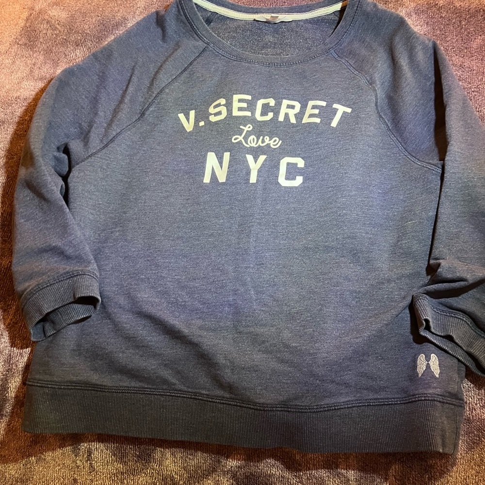 Victoria's Secret Navy Blue Pullover Sweatshirt